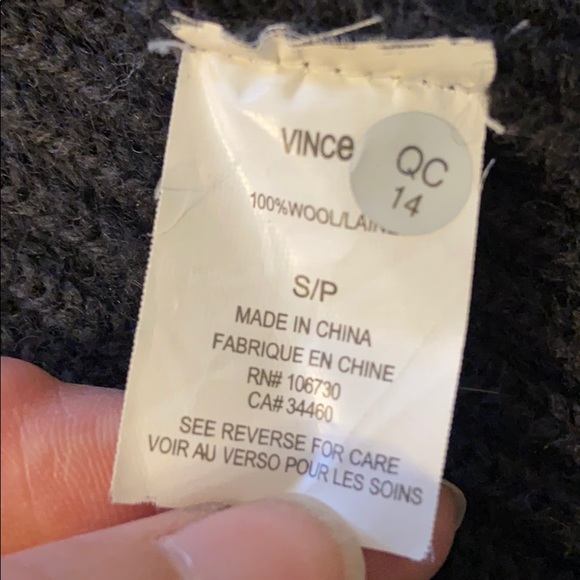 Vince black wool cardigan - Picture 4 of 4